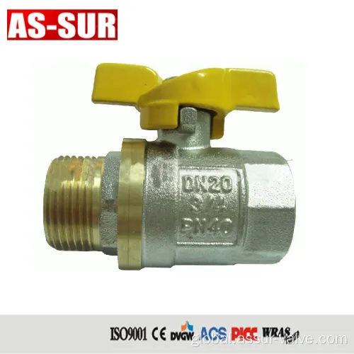 Gas Bal Valves Solenoid Brass Ball Valves for Water Oil Gas Manufactory